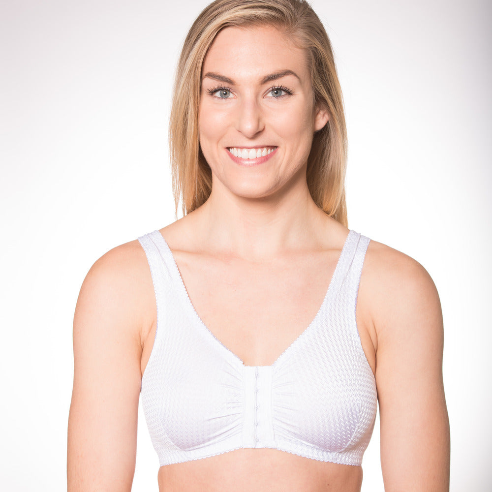 Zig Zag Leisure Bra Front Hook – MyComfortBra