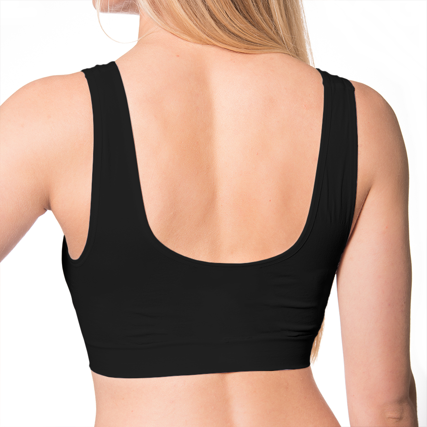 Boolavard 3 Pack (TM) - The Ultimate Comfort Bra. Seamless Support Comfort  Sport Stretch Action Leisure Black White Nude (S:76-81cm(30A-30B)) :  : Clothing, Shoes & Accessories