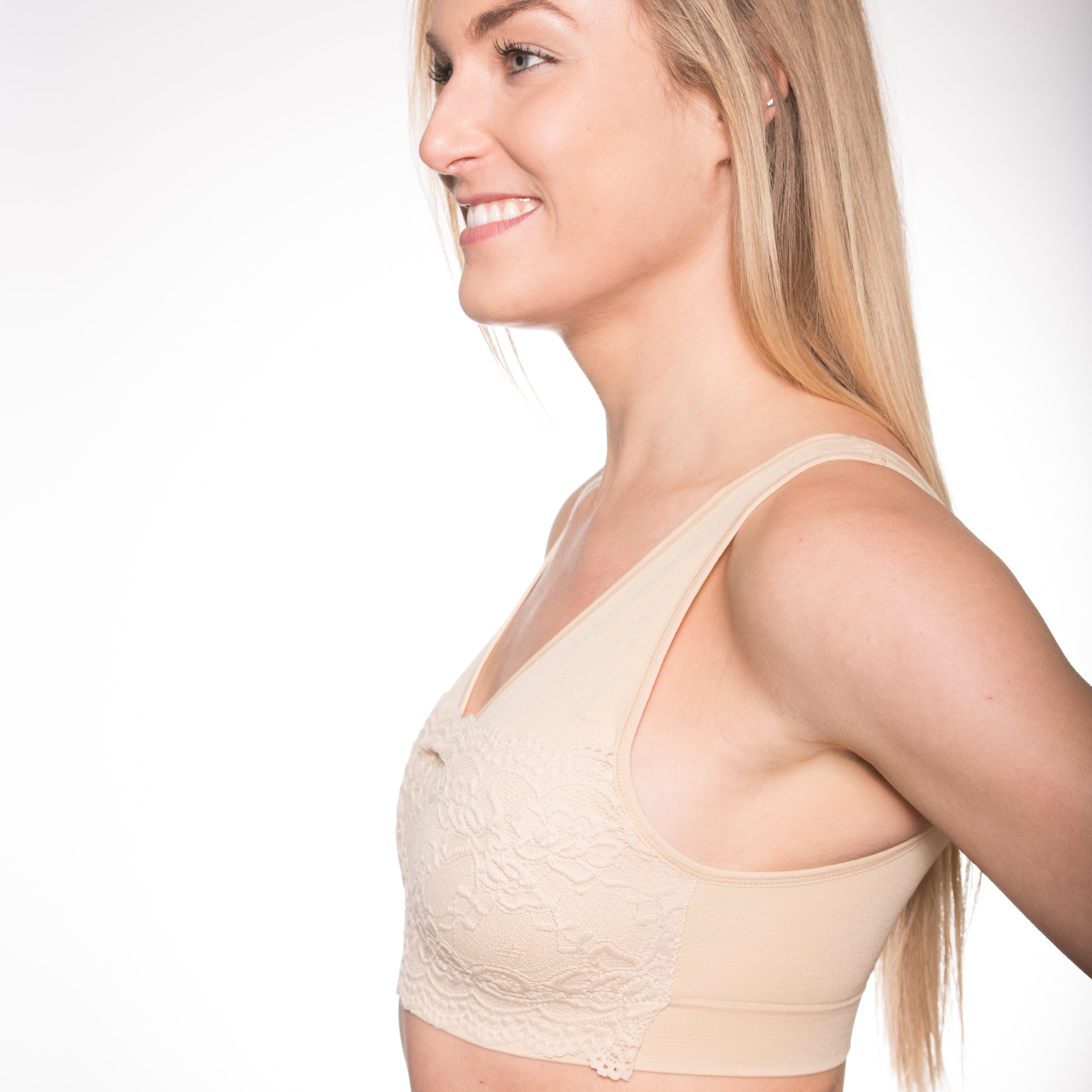 Seamless Lace Cami Bra – MyComfortBra